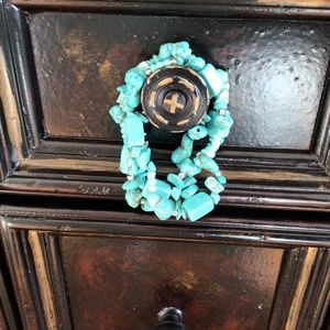 Chico’s turquoise bracelet